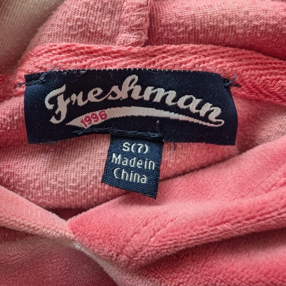 Girls velour hooded tie dye shirt, size small - Picture 9 of 9